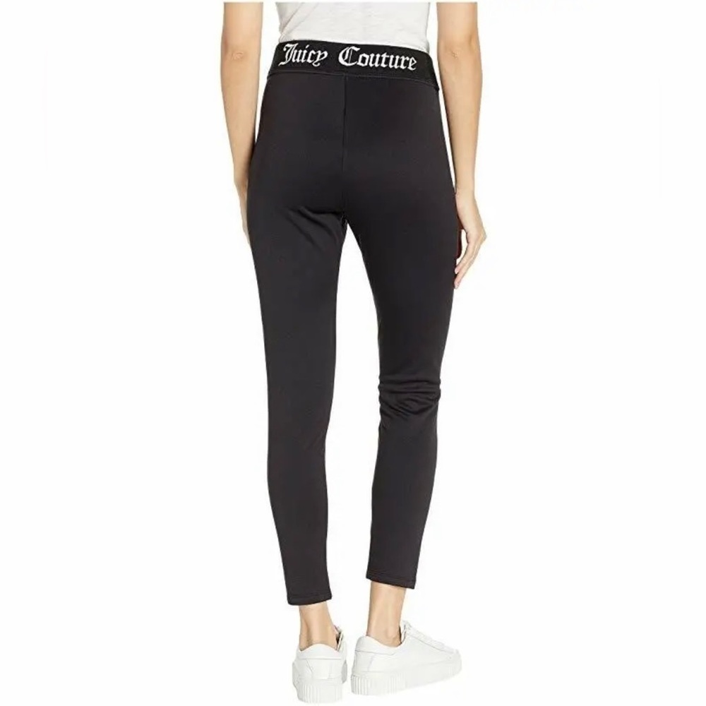 juicy Couture Track Pants Brushed Back Leggings Old English Font - Picture 2 of 4